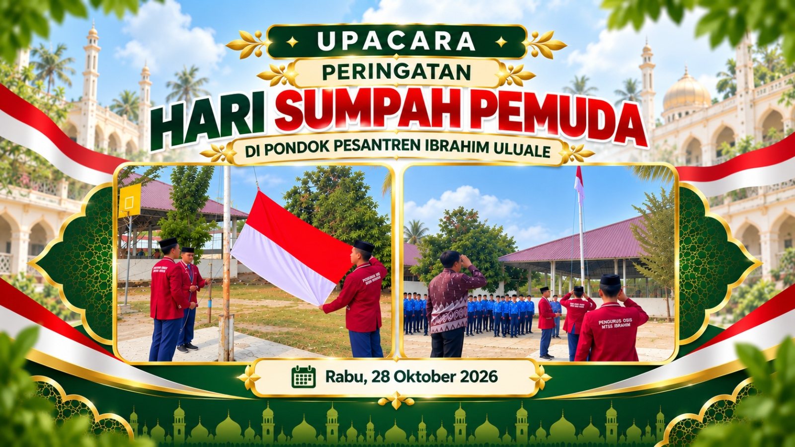 Pondok Pesantren Ibrahim Uluale Gelar Upacara Peringatan Hari Sumpah Pemuda 2026