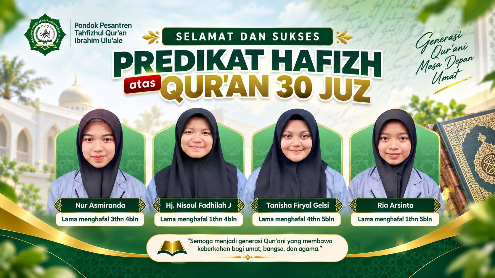 Alhamdulillah, 30 Juz Telah Diselesaikan 🤍📖