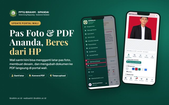 Update Portal Wali SIPANDAI: Pas Foto Latar Merah dan Berkas PDF Ananda Kini Beres dari HP Wali